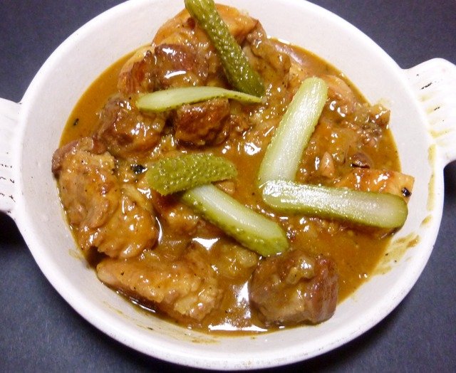 Pig Cheeks in Sherry