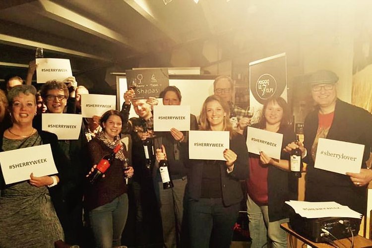 Sherrylovers tijdens Sherryweek
