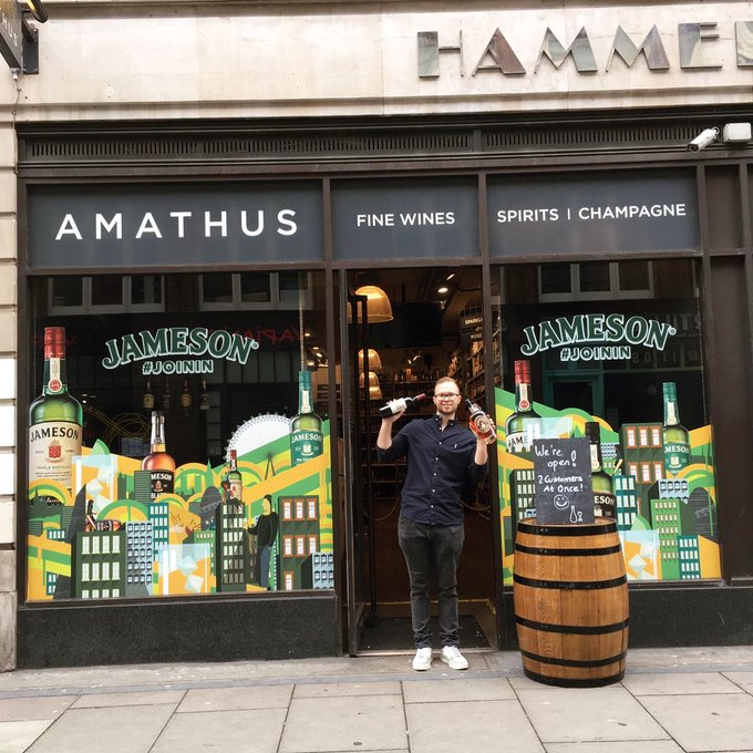 Amathus Soho Current Signage