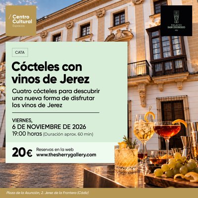 Cartel Cata Cócteles 6 noviembre