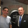 Owen Morgan, owner, Bar 44 and Asador 44 meets with Beltran Domecq