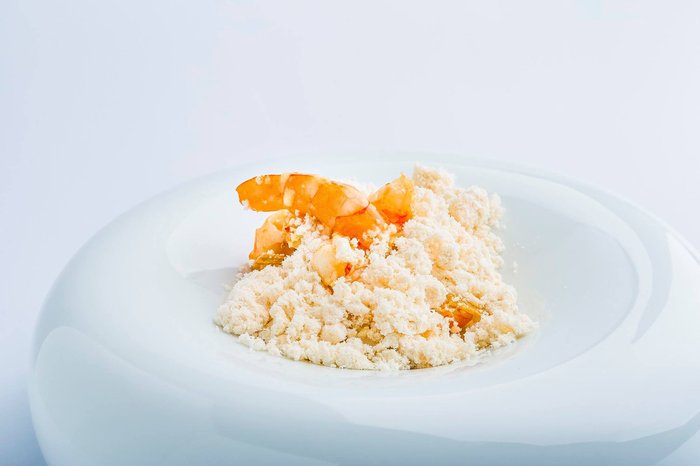 Langostinos al ajillo Urium