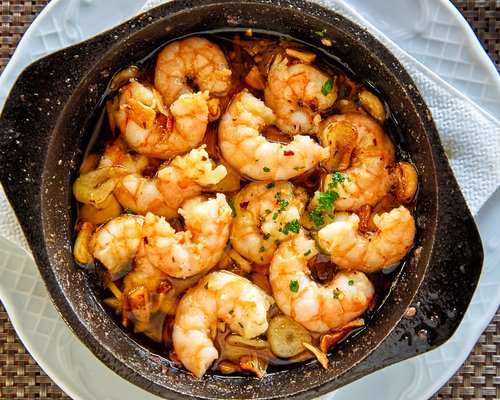 Garlic Prawns with Fino