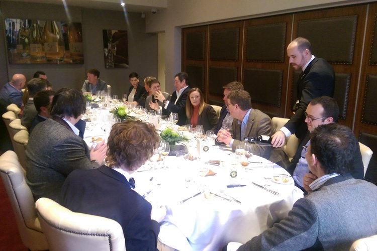 Trade Tasting Lunch for Sommliers and Wine Merchants 
