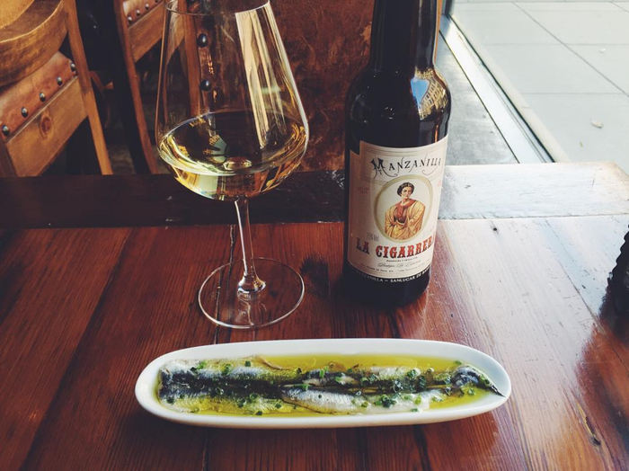 La Cigarrera Manzanilla & Boquerones