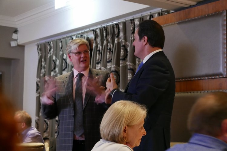 Craig Bancroft introduces Ignacio Lopez de Carrioza of Valdespino