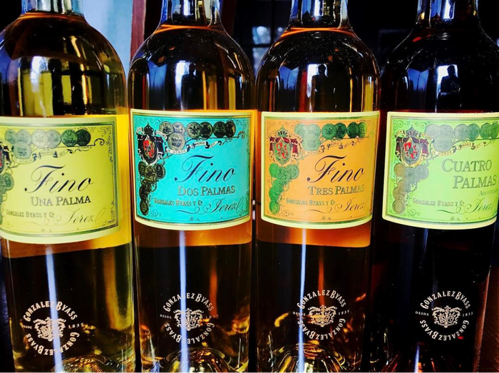 Gonzalez Byass Cuatro Palmas from a recent Sherry-paired dinner